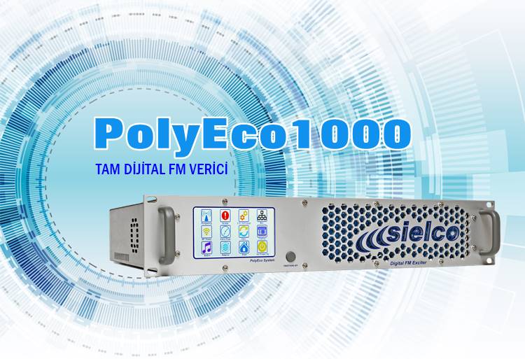 PolyEco üst uç dijital yenilikçi ailedir FM vericileri arasında SIELCO . Özellikle yüksek performanslı güç sistemi uyarıcıları veya kompakt düşük-orta güç vericileri olarak uygundurlar. Aynı kabine aslında 50, 100, 300, 500, 1000W güç kademesi (PolyEco50, 100, 300, 500, 1000) takılabilir.